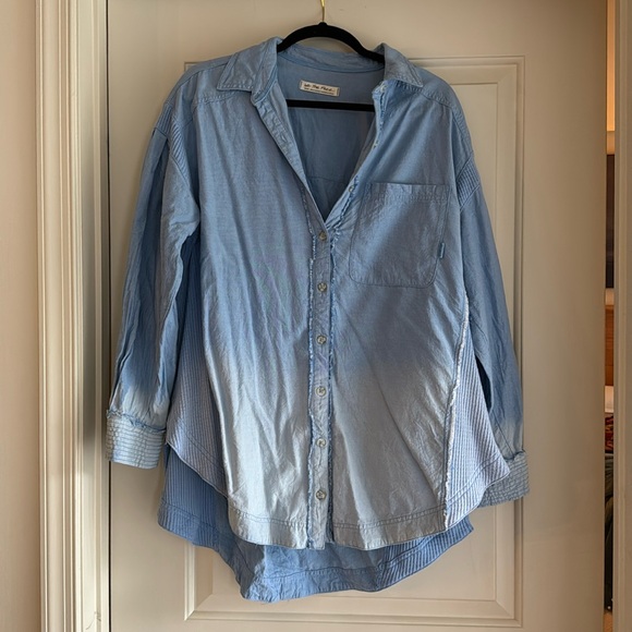 Free People - We the Free - Button Down Top - Picture 1 of 4